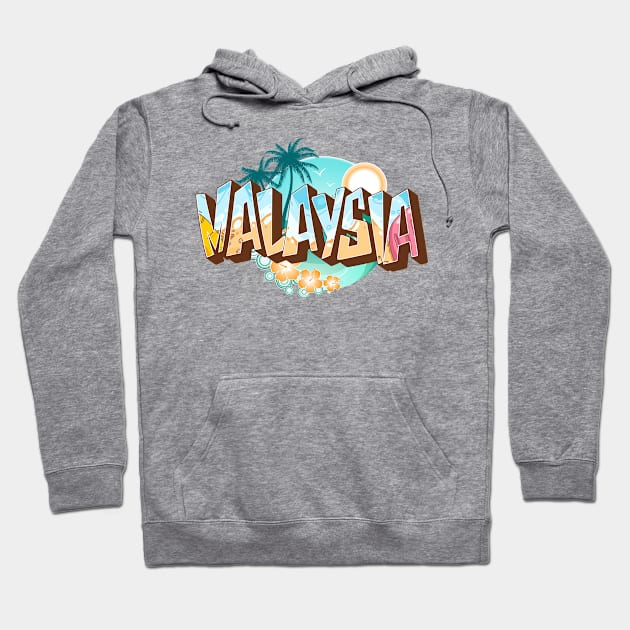 Malaysia 3d text Hoodie by SerenityByAlex